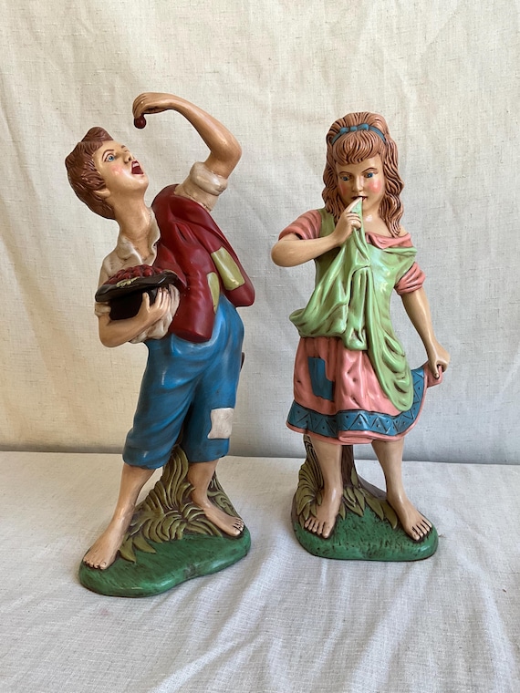 Vintage Cherry Picking Boy and Peasant Girl Atlantic Molds - Etsy