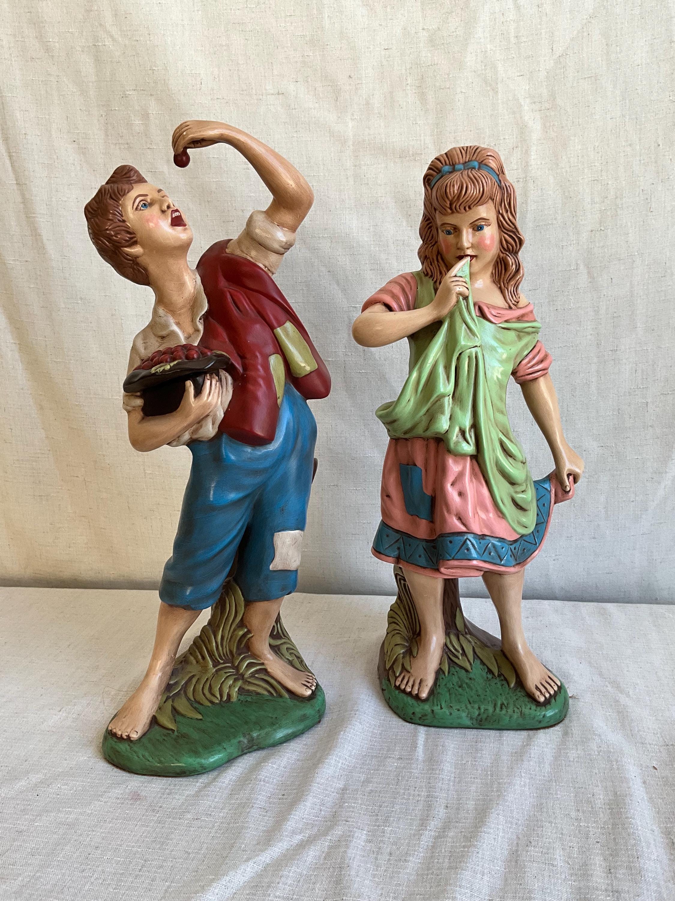 Vintage Cherry Picking Boy and Peasant Girl Atlantic Molds - Etsy