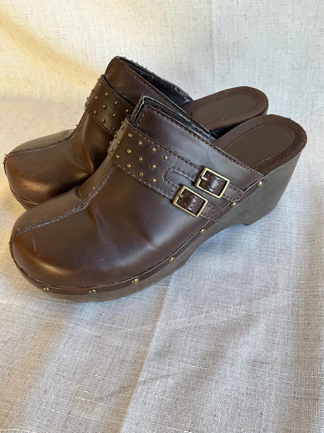 Vintage Brown Route 66 Chunky Slip on Cogs 1990s Y2K Cosplay 9.5 - Etsy