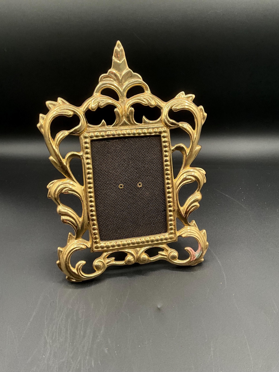 Vintage Brass Ornate Picture Frame READ DESCRIPTION - Etsy