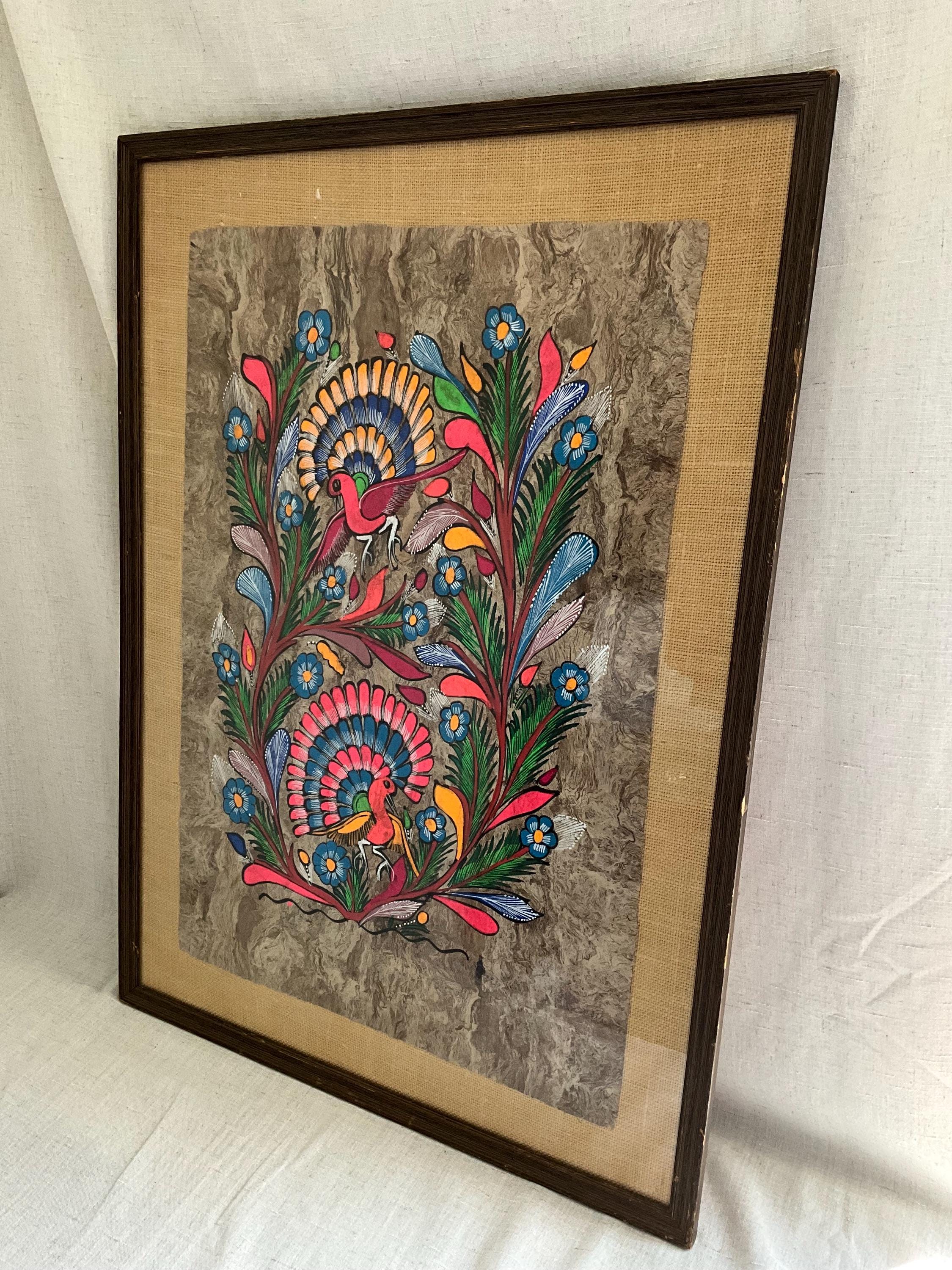 絵画、額入り、ハンドメイド、メキシコ il_fullxfull.6235101507_cyyv.jpg