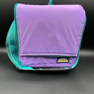 Vintage 1990-tals California Innovations färgglad hopfällbar kylmatlåda i nytt skick