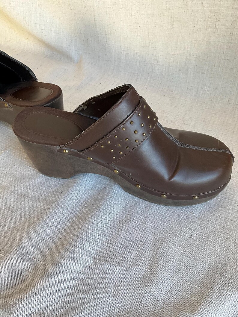 Vintage Brown Route 66 Chunky Slip on Cogs 1990s Y2K Cosplay 9.5 - Etsy