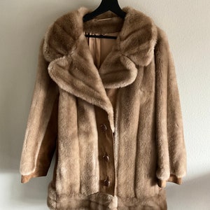 Vintage Womans Tissavel Fur Coat - France
