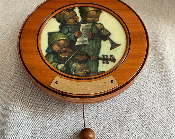 Vintage Reuge M.I. Hummel Pull String Music Box | O Come All Ye ...