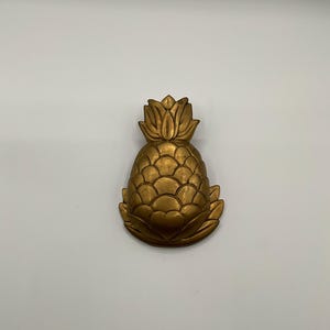 Vintage Massiver Messing Ananas Haustür Klopfer