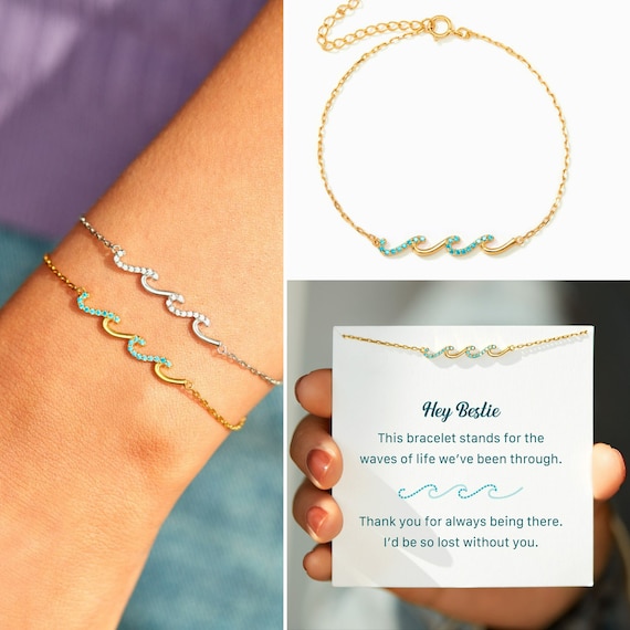Friendship Matching String Bracelets With Gold for Women and Girls,  Adjustable & Personalized With Initial Charm, Sister Bracelets Set Gift -  Etsy