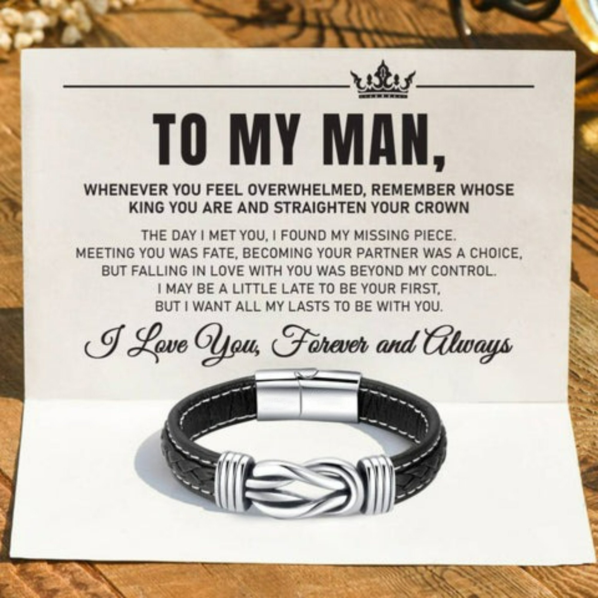 I love you forever bracelet clearance
