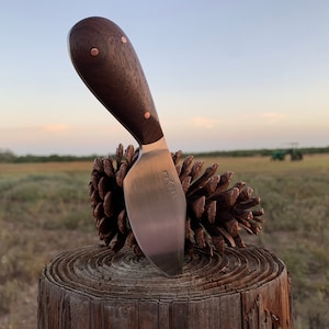Handmade EDC/Skinning Knife-Walnut Handle-SOLD, made to order