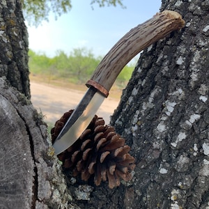 Hand forged hunting/puukko knife, Brute de forge knife-Sold please read description
