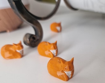 Orange Cat Figurine: Maxwell Meme Gift