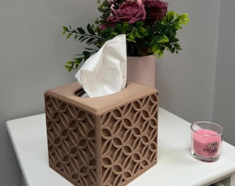 Decorative Tissue Box Cover: Modern Eclectic Dispenser