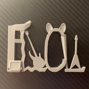 FLCL Fooly Cooly Anime 3D Printed Logo
