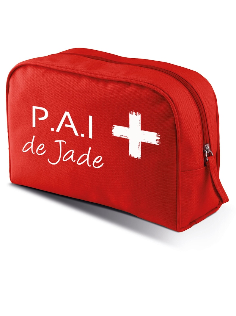 Trousse PAI à médicaments personnalisable, idéal pour le transport et le stockage des médicaments pour les enfants allergiques image 1