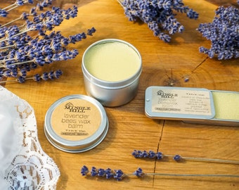 Lavender Body and Lip Balm ALL NATURAL ~ Certified Organic Ingredients ~ Farm Grown