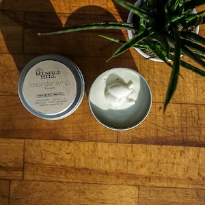 Lavender Whip Body Butter made with Certified Organic Ingredients grown on the farm