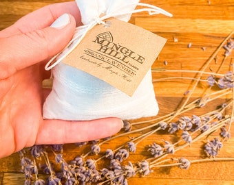 Handmade Lavender Sachets - Upcycled Materials - Certified Organic Lavender - no chemicals ~ Farm Grown