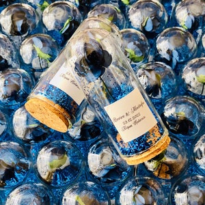 Hochzeitsgeschenke für Gäste, Hochzeitsgeschenke, Gastgeschenke, Kuppel, Glaskuppel, Cloche Dome, individuelle Gefälligkeiten, Royalblau Hochzeit, Gastgeschenke, Taufe