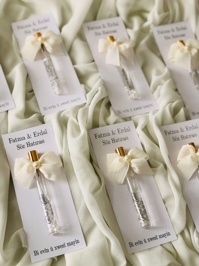 Personalized Islamic Cologne Wedding Favors, Elegant Muslim Nikah Gift image 4
