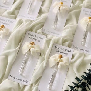Personalized Islamic Cologne Wedding Favors, Elegant Muslim Nikah Gift image 3