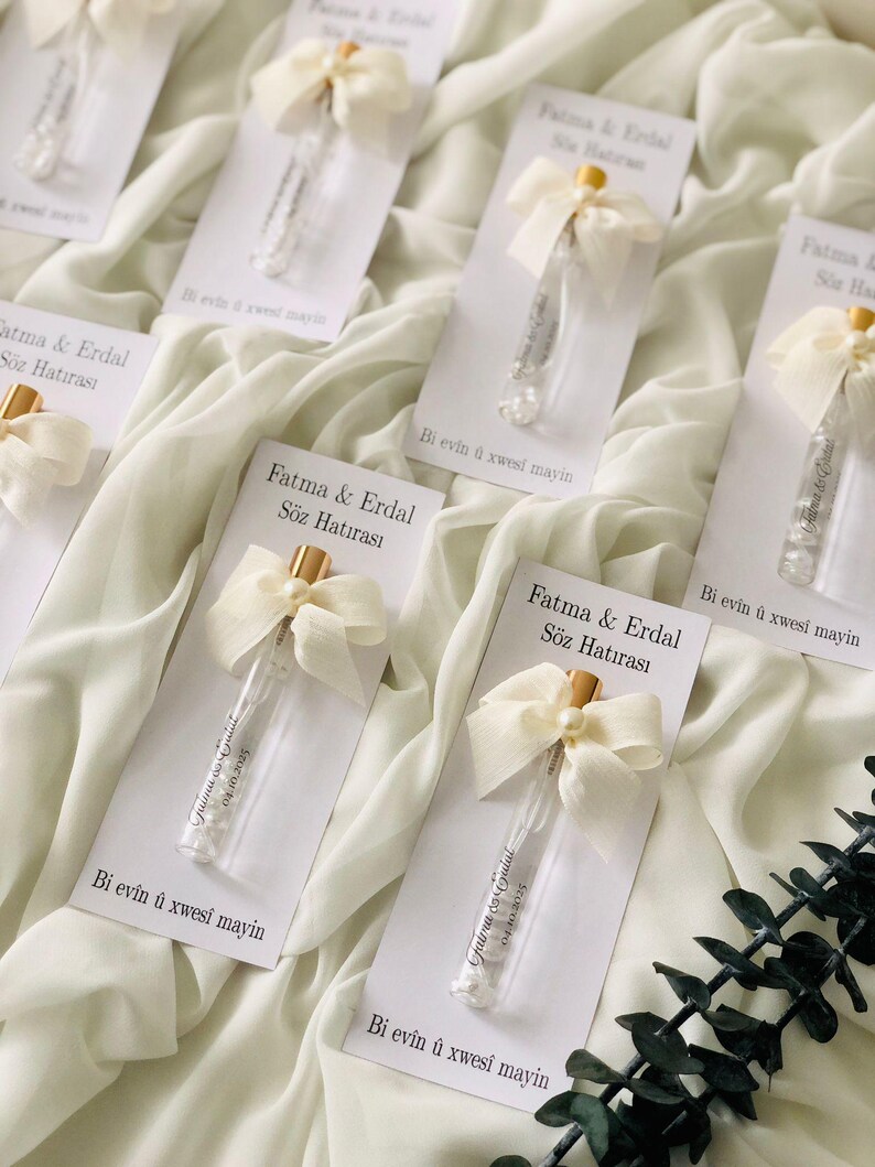 Personalized Islamic Cologne Wedding Favors, Elegant Muslim Nikah Gift image 3