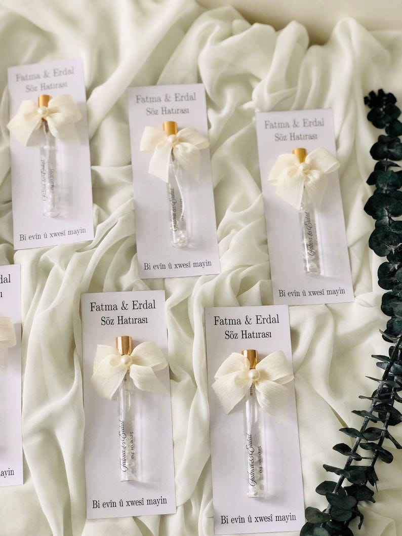 Personalized Islamic Cologne Wedding Favors, Elegant Muslim Nikah Gift image 6