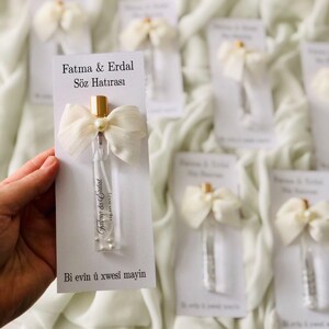 Personalized Islamic Cologne Wedding Favors, Elegant Muslim Nikah Gift image 5