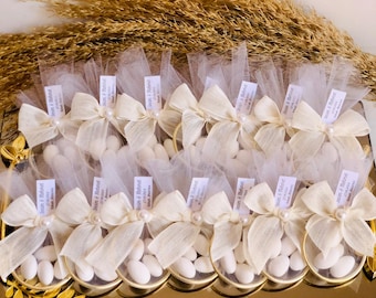 Cadeaux de mariage en amande personnalisés : élégants cadeaux de Nikkah en vrac
