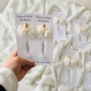 Personalized Islamic Cologne Wedding Favors, Elegant Muslim Nikah Gift image 1