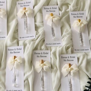 Personalized Islamic Cologne Wedding Favors, Elegant Muslim Nikah Gift image 2