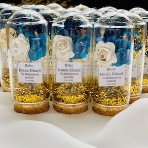 Hochzeitsgeschenke für Gäste, Hochzeitsgeschenke, Gastgeschenke, Kuppel, Glaskuppel, Cloche Dome, individuelle Gefälligkeiten, Royalblau Hochzeit, Gastgeschenke, Taufe
