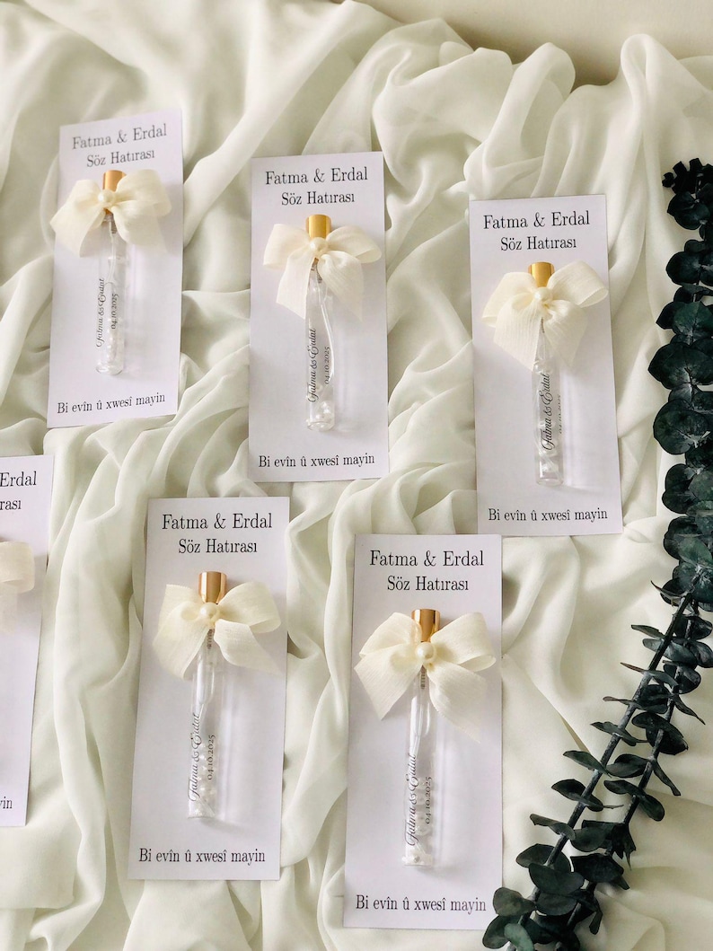 Personalized Islamic Cologne Wedding Favors, Elegant Muslim Nikah Gift image 8