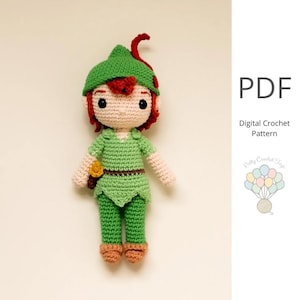Peter Pan Amigurumi Häkelanleitung (PDF)