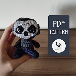 Skull Masked Lieutenant Amigurumi Crochet PDF PATTERN