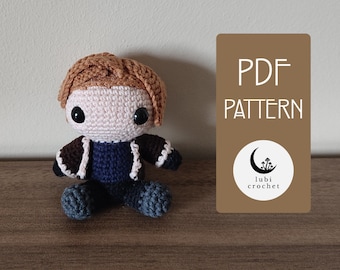 Federal Agent Amigurumi Crochet PDF PATTERN