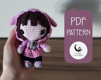 Bunny Girl Amigurumi Crochet PDF PATTERN