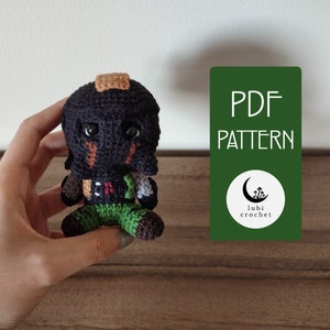 Masked Soldier Amigurumi Crochet PDF PATTERN