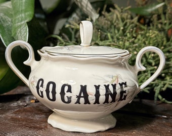 Vintage Cocaine sugar bowl