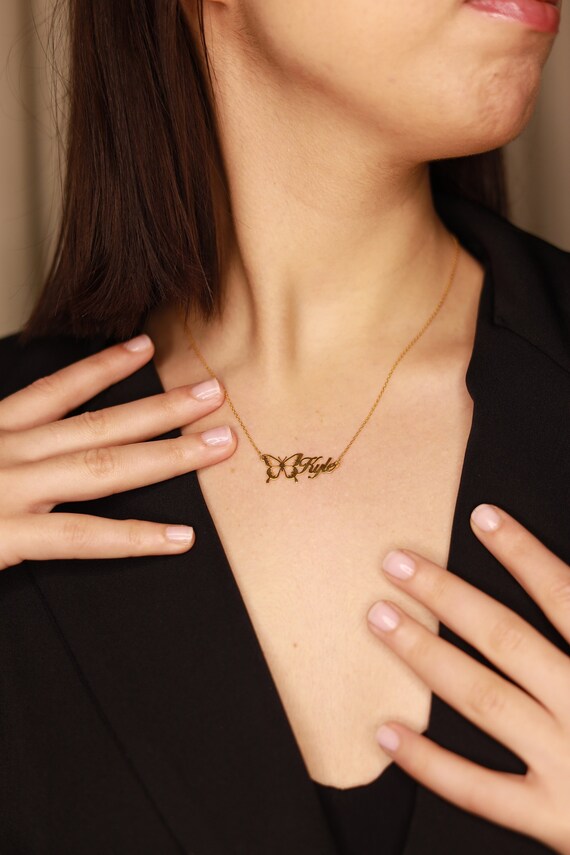 My name necklace rings deals