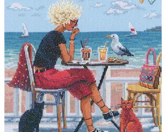 RTO counted cross stitch Kit Holiday by the sea DIY Embroidery