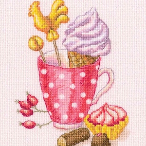 RTO counted cross stitch kit Sweet joy C317 / Christmas sweets / Festive gifts  DIY Embroidery kits