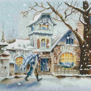 RTO cross stitch kit On duty through November: Angel Winter Embroidery