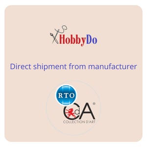 May include: HobbyDo logo with the text "Direct shipment from manufacturer" and the Collection d'Art logo with the text "RTO" and "COLLECTION D'ART"
