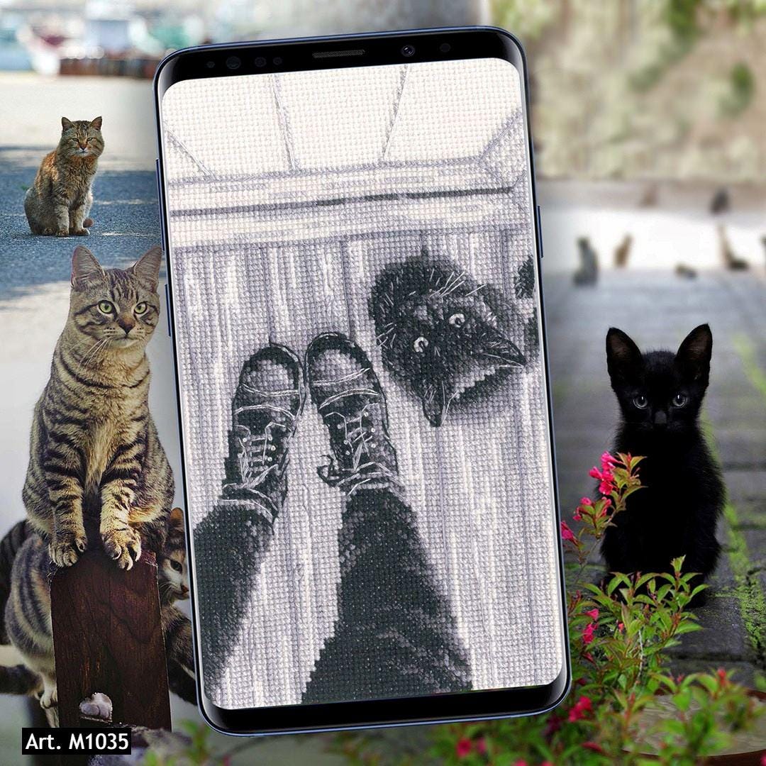 Bothy Threads Kreuzstich-Set „Es Ist Das Leben Einer Katze“ – Inkl. Stoff, Garn & Anleitung