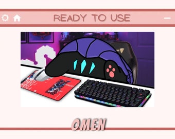 Omen Valorant Bongo Cat Virtual Camera For Twitch,YouTube,Facebook,Discord And Other Streaming Platform.
