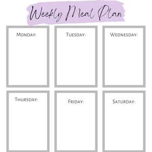 Weekly Meal Planner