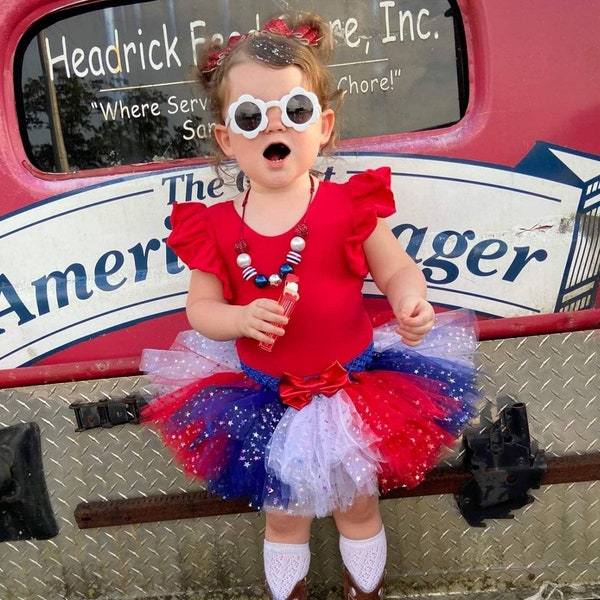 Star Spangled Patriotic Tutu