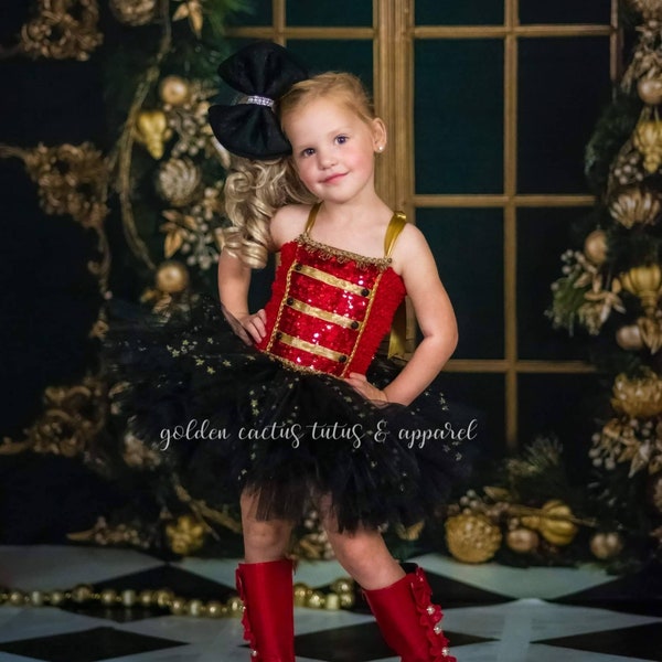 Nutcracker Toy Soldier Tutu Dress