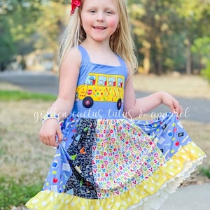 School Bus Ruffle Dress