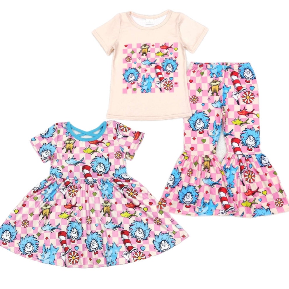 Dr Seuss Read Across America Outfit and Dress PRE ORDER